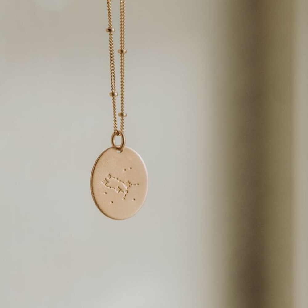 Gemini Bohemian Zodiac Astrology Charm Necklace - Picture 12 of 14